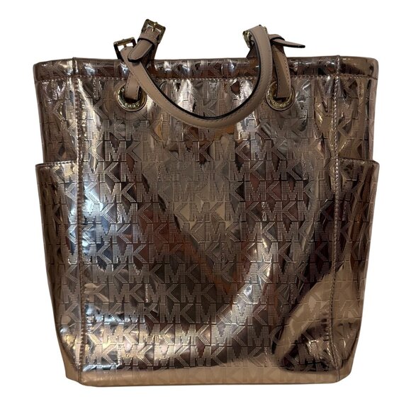 Michael Kors Metallic Tote Bag - Picture 1 of 2